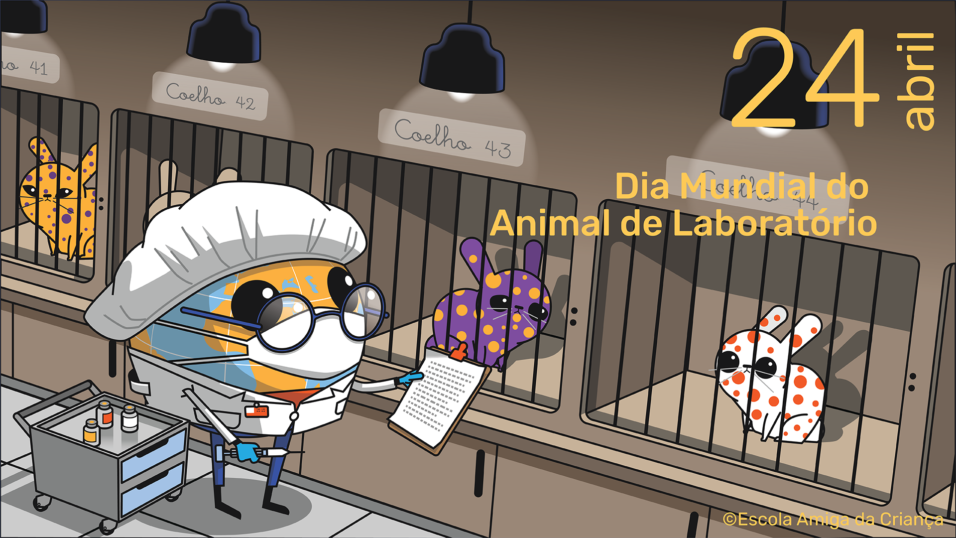 Dia Mundial do Animal de Laboratório