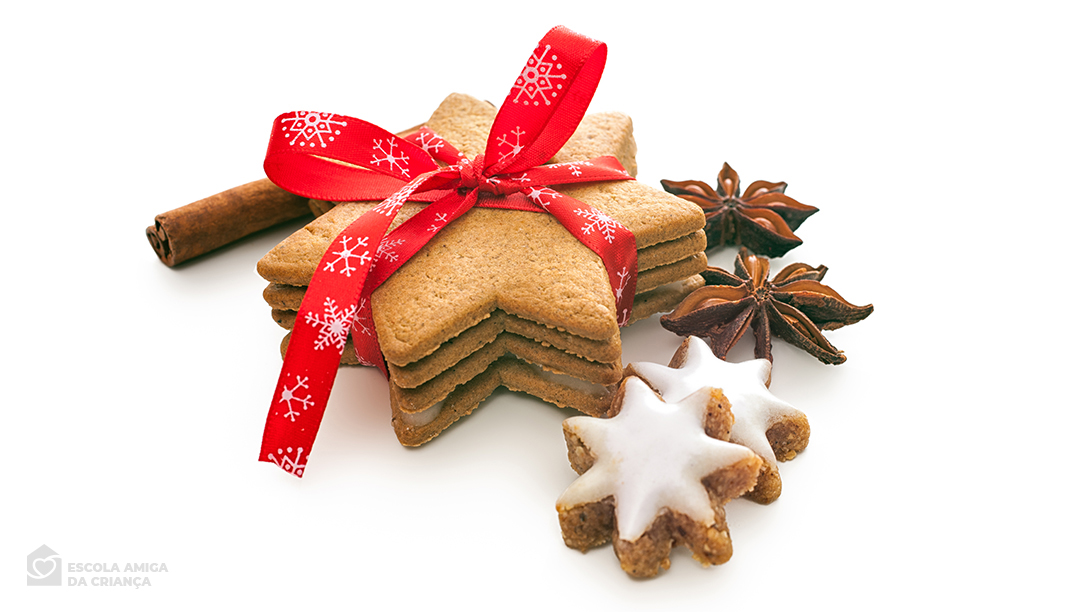 Estrelinhas de manteiga e amêndoa