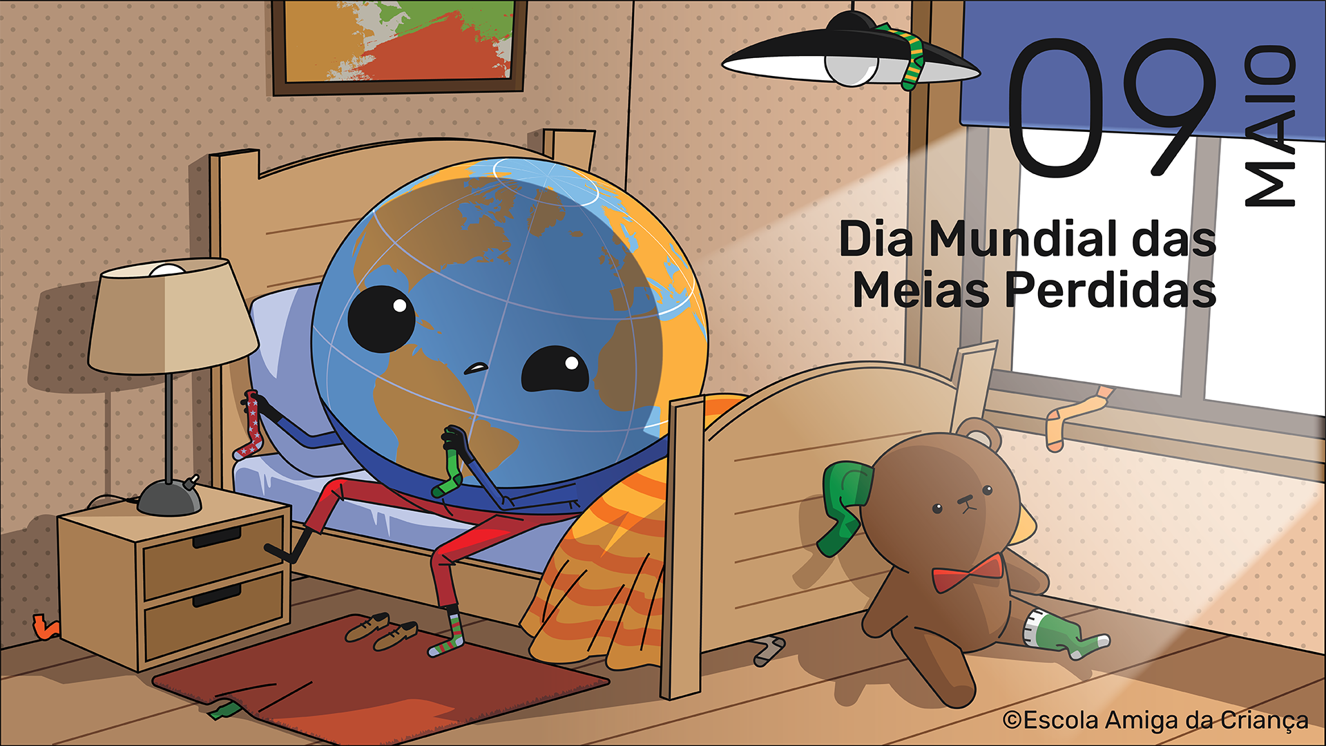 Dia Mundial das Meias Perdidas