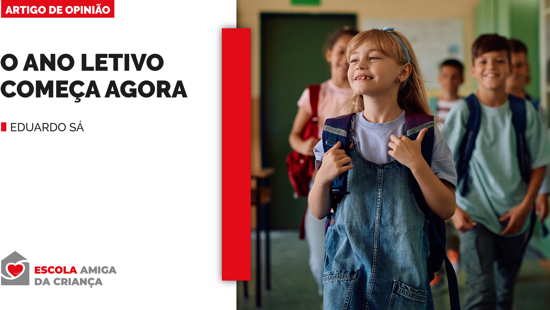 O ano letivo começa agora
