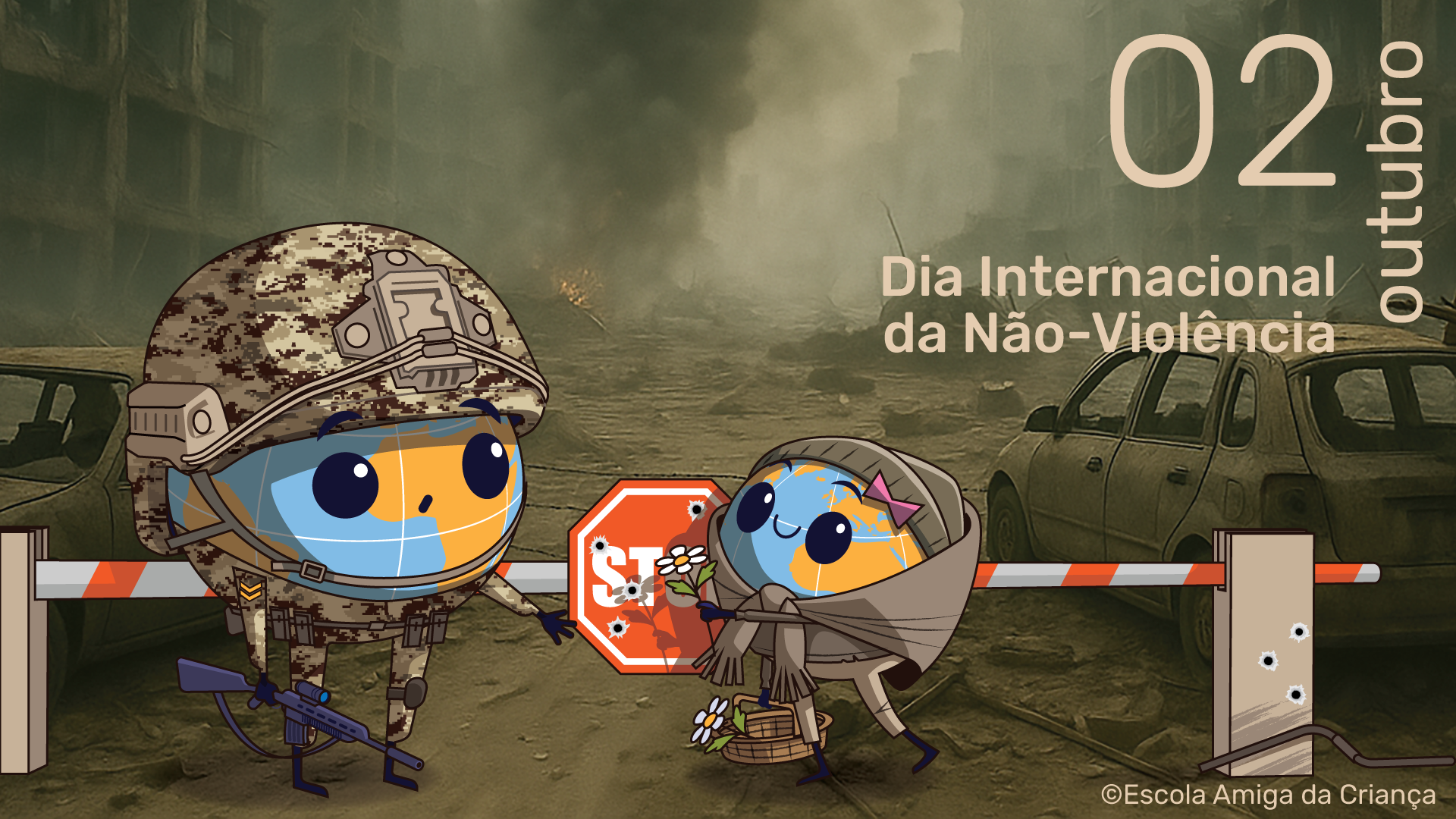 Dia Internacional da Não-Violência 2025